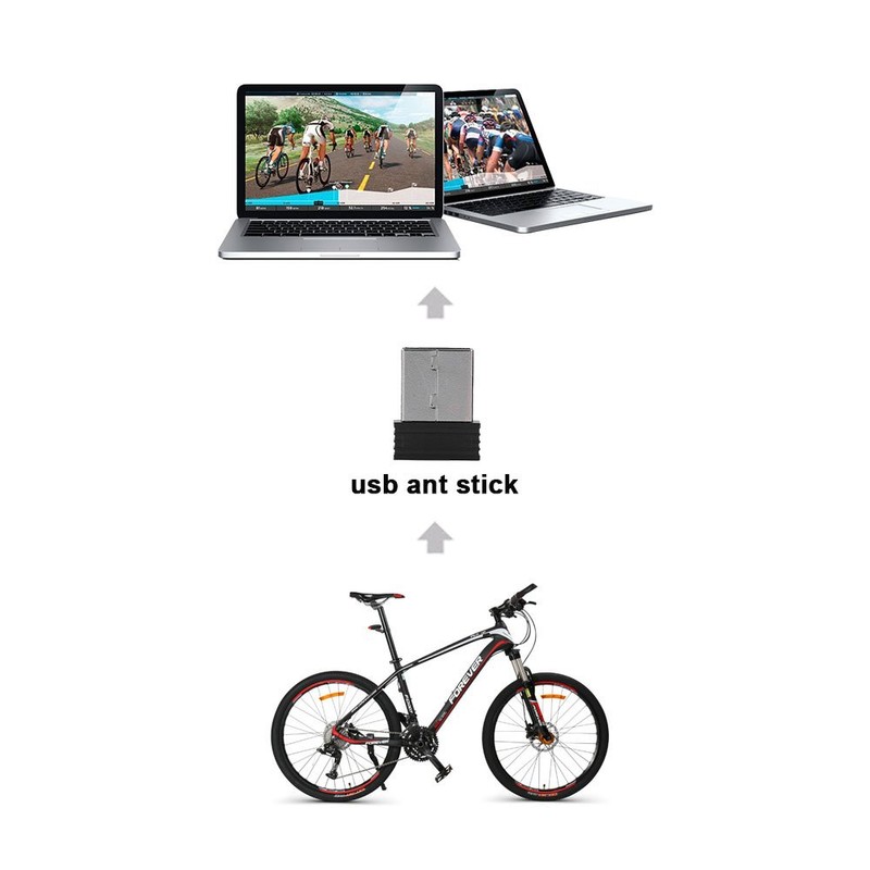 COOSPO USB ANT Stick Compatible with Zwift TrainerRoad Wahoo Garmin