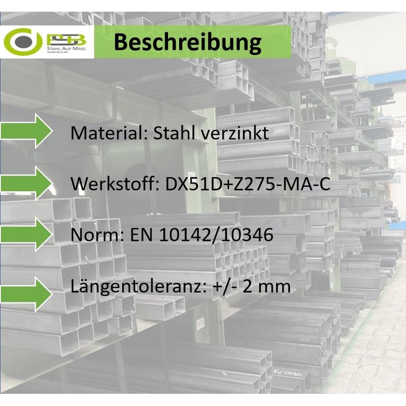 PSB STAHL AUF MASS Sheet Metal Strips Cut Steel Sheet