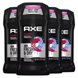 AXE Essence Antiperspirant Deodorant Stick Pack of 4 for Men 48 Hour Freshness