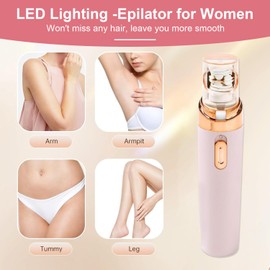 Pluzy Epil Pro 3.0 Women Face Epilator,Pluzy Facial Hair Removal for Women Face,Hand, Legs,Pending Painless Women's Shaver Kit,Easy to Use at Home Effortless Smooth Skin Anywhere (Pink)