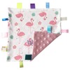 Baby Pink Comforter Blanket with Tag - Flamingo Animal Security