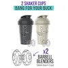 VELOMIX VELOMIX -2 Pack- 20 oz Protein Shaker Bottles for