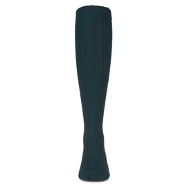 MeMoi Girls Cotton Blend Cable Tights Black 2