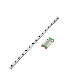 CHUANGNENG Linear Rail Slide Guide MGN9 Length 550mm(21.65 inch) with Carriage Block MGN9H Square Type for CNC Machine and 3D Printer