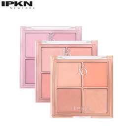 IPKN Flap One Cheek Palette 10g, Color:02 Rosy Pink