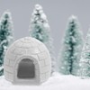 Mini Igloo Toy Lifelike Ice House Models Arctic Figurines Toys