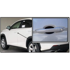 Cupeez for Cars Flat Black Auto Accessory Car Door Handle Scratchs Guards Protector Fits Lexus NX (4pk)