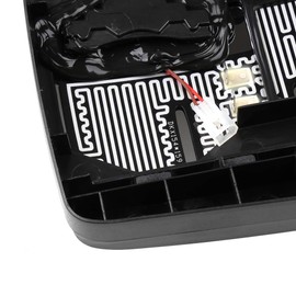 ITOPUP 2002-2018 for International for Prostar Lonestar 4300 4400 7400 7600 8500 860 Smaller Mirror Lens with Heated LED Turn Signal Truck Hood Mirrors RH Right Truck Door Mirror