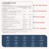 (2 Pack) 10 in 1 Magnesium Calcium Zinc Supplement with