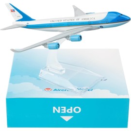 NJ Toys Diecast Model Airplane 1:400 Aircraft Metal Airforce One Boeing 747 Plane Alloy Model for Birthday Gift Aeroplane