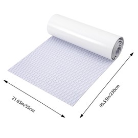 Boat Flooring - EVA Foam Boat Decking Marine - Non-Slip Self Foam Boat Decking Sheet, Self Adhesive Flooring Material for Boats, Yacht Kayak, Decking, Swimming Pool, RV, Cushioning, Seating (Grey)