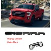 Auto Overlay Matte BLACK 2019+ UP GMC SIERRA LETTER EMBLEM
