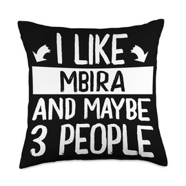 Check out my Mbira Shirts I Like Mbira and Maybe 3 People Music Musician Throw Pillow, 18x18, Multicolor