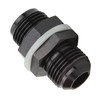 Fuel Cell Bulkhead Fitting with PTFE Washer Black Anodized 6061‑T6