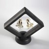 4 Pieces Coin 3D Display Stand Box Set Diamond Square