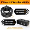 3'' Front and 2'' Rear Leveling Lift Kit for 2004-2024