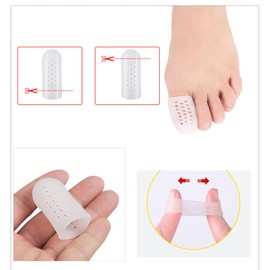 Natiform Toe Cap Gel Protectors (5 Pairs, Set of 10) Toe Protection