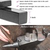 Bonbo 5PCS Blacksmith Anvil Hardy Tool Set 1 Inch Hot