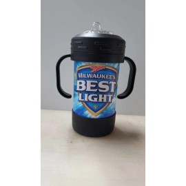 Handmade Adult Themed Full Wrap UV Printed 10z Insulated Sippy Cup milwaukee's best light