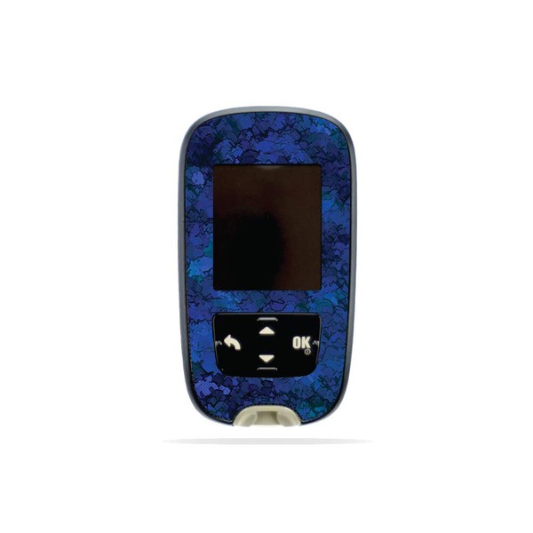 MightySkins Skin Compatible with Accu-Chek Guide - Blue Ice |
