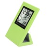 Weather Forcast Clock Solar Battery Powered Square LCD Display Timing