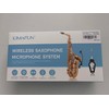 KIMAFUN 2.4G Wireless Saxophone Microphone, Clip-on Instrument Microphone, 100ft Range,