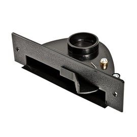 Ultra Clean Central Vacuum Automatic Dustpan Sweep Inlet Vacpan Rough-in Kit (Black)