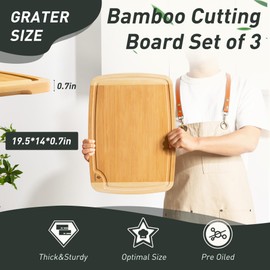 Bamboo Cutting Board Set Non Slip Feet Over Sink Acrylic Counter Lip Glass Plastic Smart Clear Countertop Marble Organizer Engraved Holder Flexible Round Black Stone Thin Bar White Commercial Metal