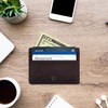ALLEN & MATE Leather Card Holder Slim Wallet, RFID Blocking