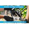 NIMEDA Nitrile Gloves M Black Pack of 100 Disposable Gloves
