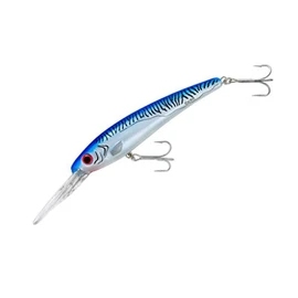 Bomber Lures BSWCD25XSI04 Salt Water Certified Depth Lures, Silver Flash/Red Head, 6"