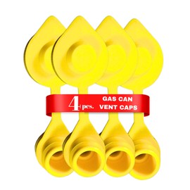 40pcs Yellow Gas Can Vent Caps - Can Vents for Plastic Cans & Metal Fuel Jugs, Vent Kit for Blitz Gas Can, Fuel Can Vent Caps for 5 Gallon Can Air Vent Kit