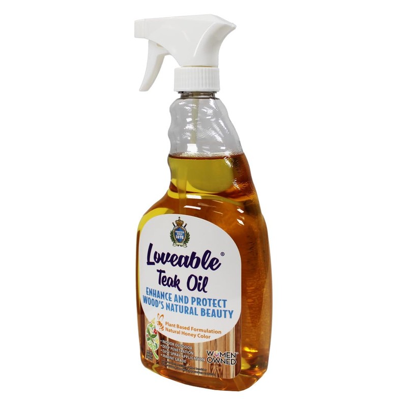 EcoDecors Loveable 24 oz Spray Bottle Teak Oil - 2