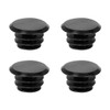 X AUTOHAUX 4pcs Bike Handlebar Bar Plastic End Plugs Caps
