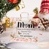 Bytebliss Mom Birthday Gifts - Engraved Acrylic Block Puzzle Piece,