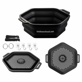 Ice Shower Head Attachment – Cold Shower Device for Athletes & Wellness | Cold Water Therapy for Muscle Recovery | Portable, Easy to Install, Universal Fit | Boost Energy (Ice Shower Kit)