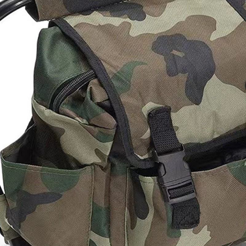 Backpack Chair 600D Oxford Cloth Reinforced Steel Pipe Large Storage