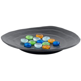 AUEAR, A5 Melamine Jewelry Dish Organizer Decorative Tray Bowl for Ring Earring Key Black