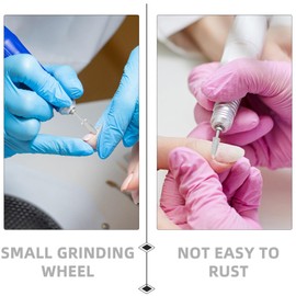 GLEAVI Nail Art Grinding Sturdy Tungsten Polishing Bit for Manicure and Pedicure for Nail Salons and Use Removes Dead Skin Lightweight Design for Easy Handling