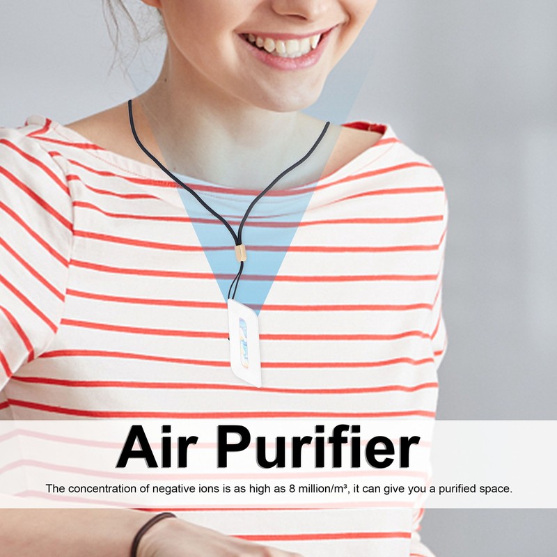 Smart Air Purifier USB Charging Neck Air Freshener for Office
