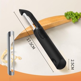Peeler, Peeler, Asparagus Peeler, Vegetable Peeler, Extra Sharp, Serrated Blade, Double Edged, Ergonomic Handle