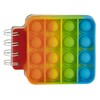 Merangue Pop It Fidget Notebook, Miniature 3-Inch, 50 Blank Sheets,