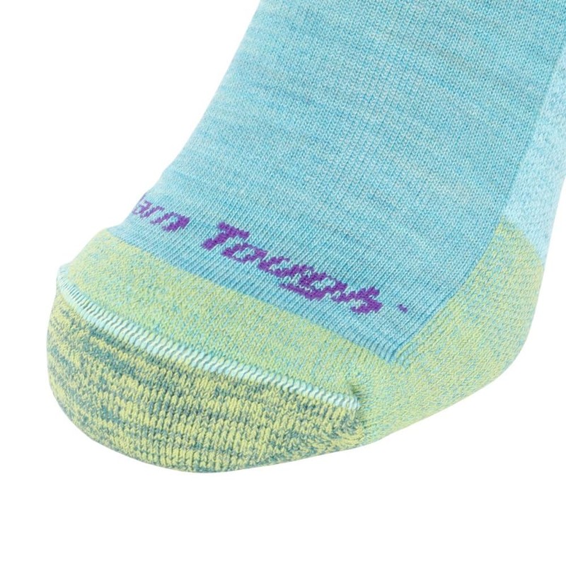 Darntuff 19441903 Women's 1903 Micro Crew Cushion, aqua heather