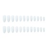 24pcs Nail Tips False Nails Long Milky Sheer Nails