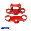 TC-Motor Red CNC Aluminum 45/48-22mm Triple Clamp Set For Pit