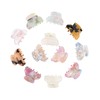 Claw Jaw Hair Clips 12PCS Small for Thin Hair Styling