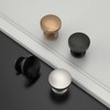 Amerdeco 10 Pack Brushed Satin Nickel Cabinet Knobs 1.2 Inch(30mm)