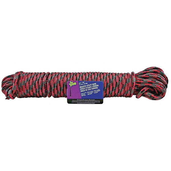 Rope, 100 ft., Blk/Bl/Grn/Orng/Rd/Yllw