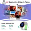 BENIO Smart Watch (Answer/Make Call), AI Watch Faces, 1.43" AMOLED
