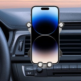 Vent Phone Mount for Car | Anti-Shake Cellphone Clamp for Vehicle - Strong Grip Car Air Vent Phone Mount with Quick Release for Road and Trip Navigation